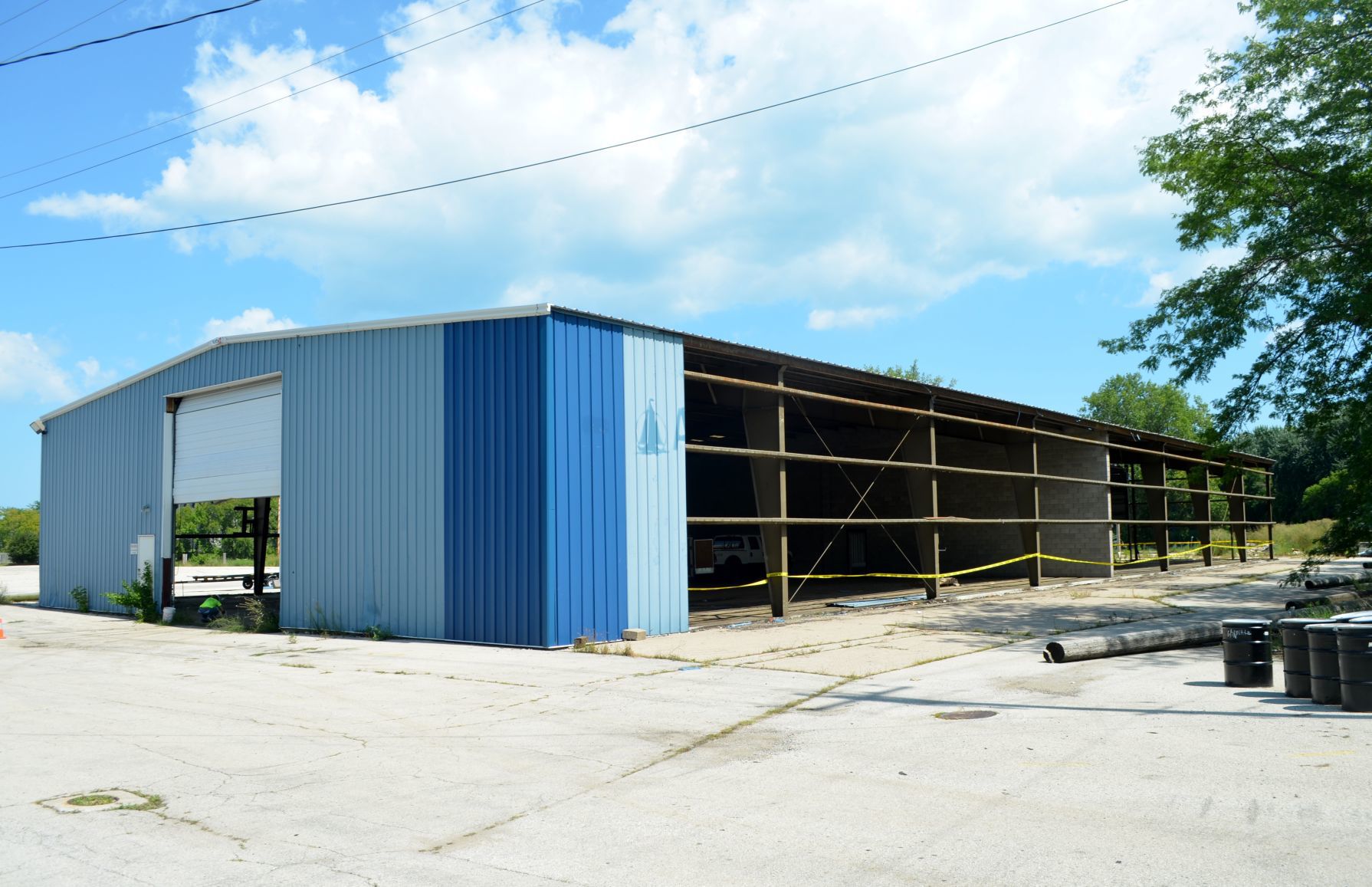 Water Street project, pole barn No. 2